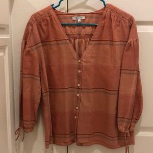 Madewell Plaid Button Shirt (Small)